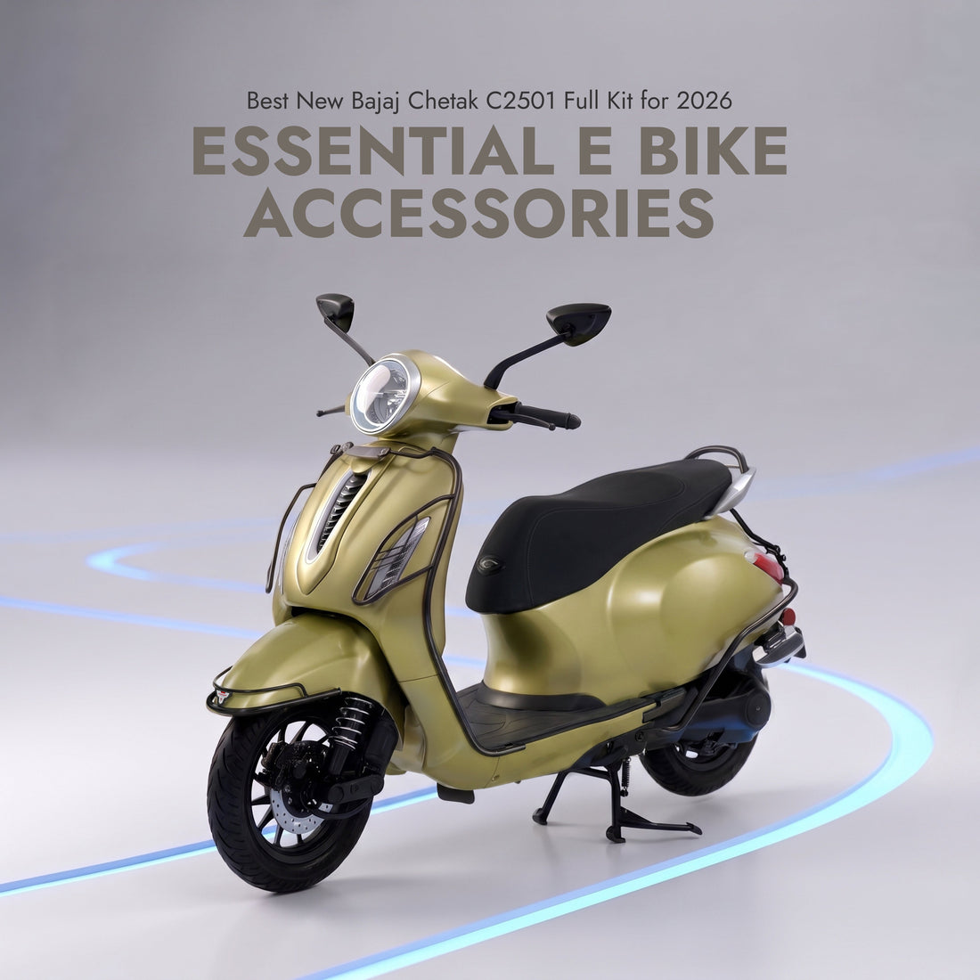 Best New Bajaj Chetak C2501 Full Kit for 2026: Essential E Bike Accessories