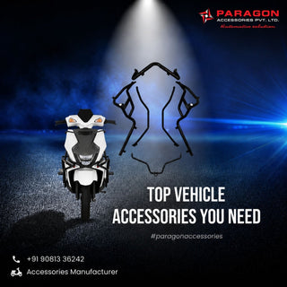 Top Two-Wheeler Vehicle Accessories You Need Complete Guide to TVS, Activa, and Motorcycle Accessories