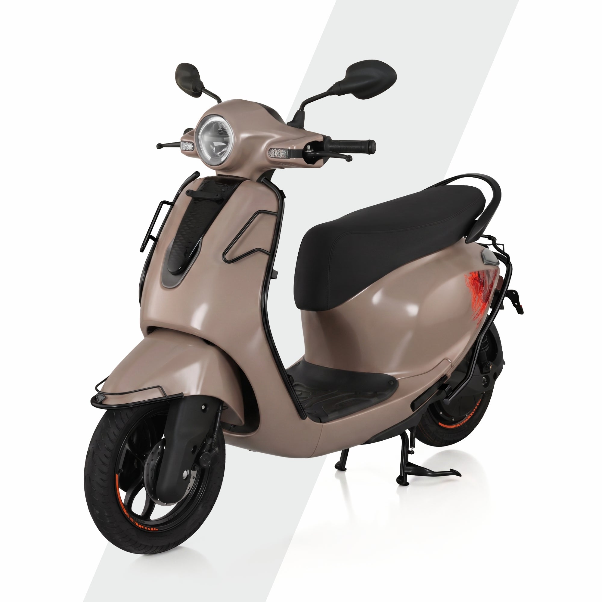 Chetak C2501 Black Side Crash Guard Right And Left Kit