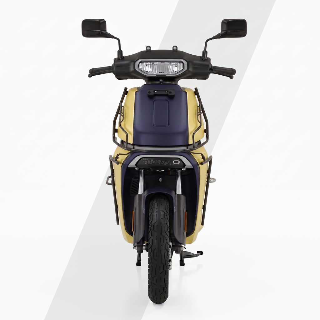 TVS Orbiter Crashbar with Front Guard Black
