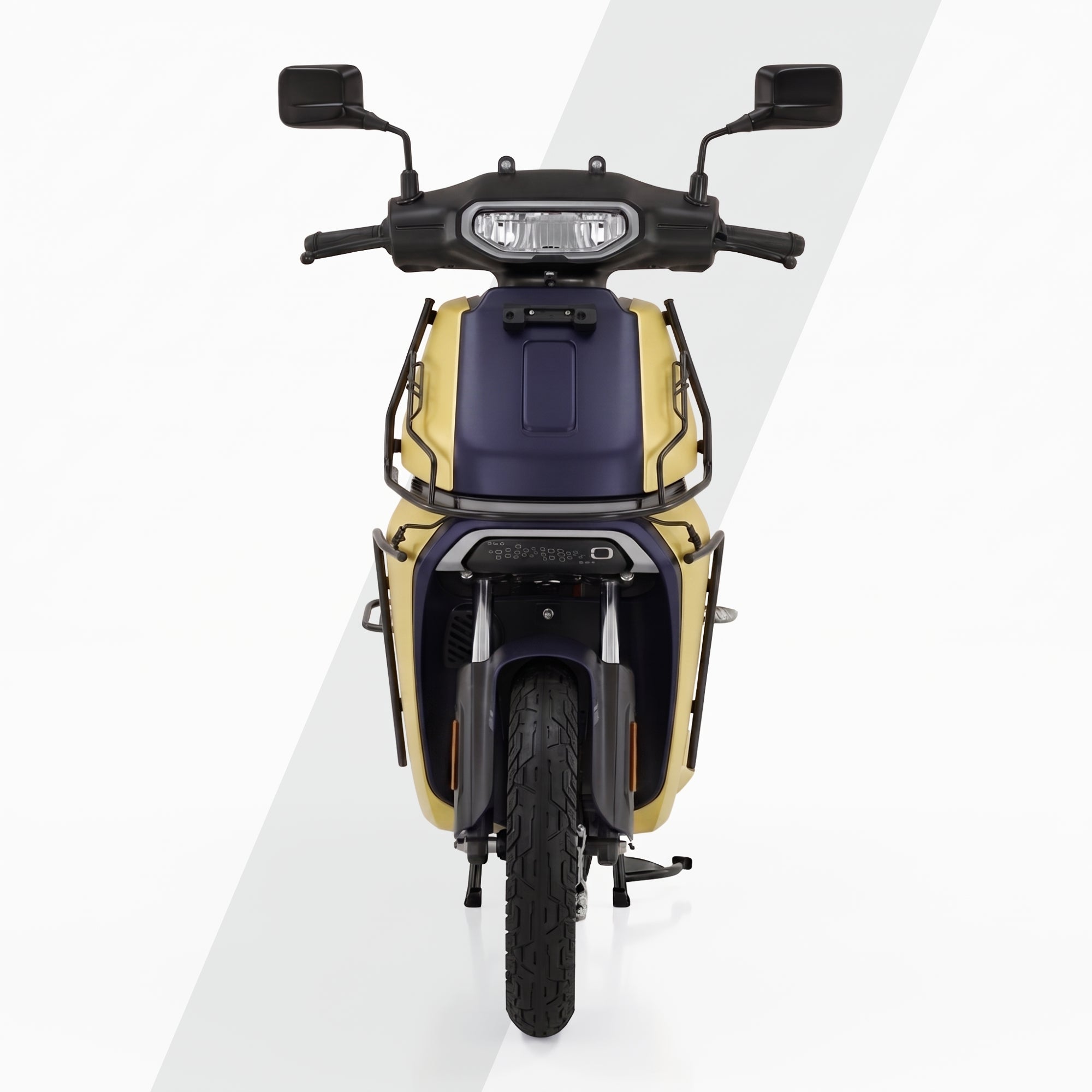 TVS Orbiter Crashbar with Front Guard Black