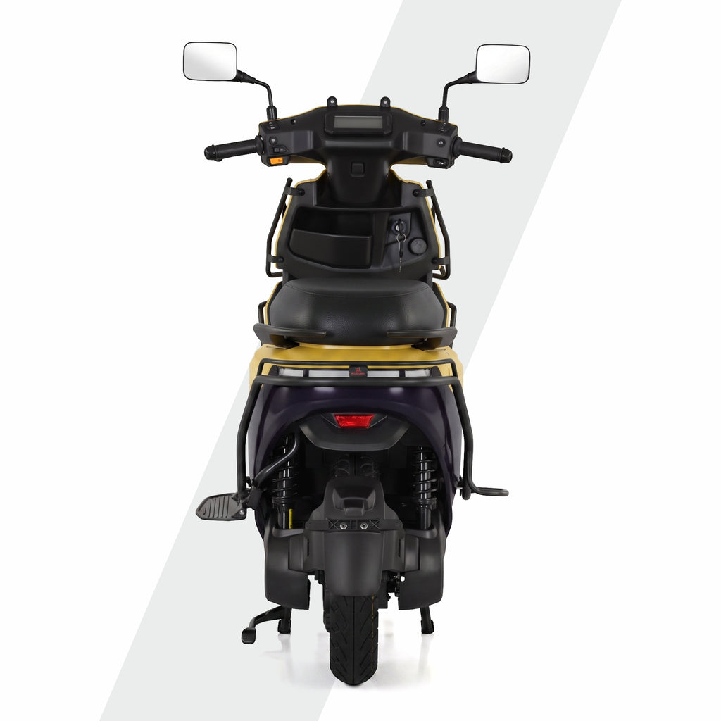 TVS Orbiter Footrest with Fitting Black