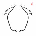 Chetak Black Side Crash Guard Right And Left Kit