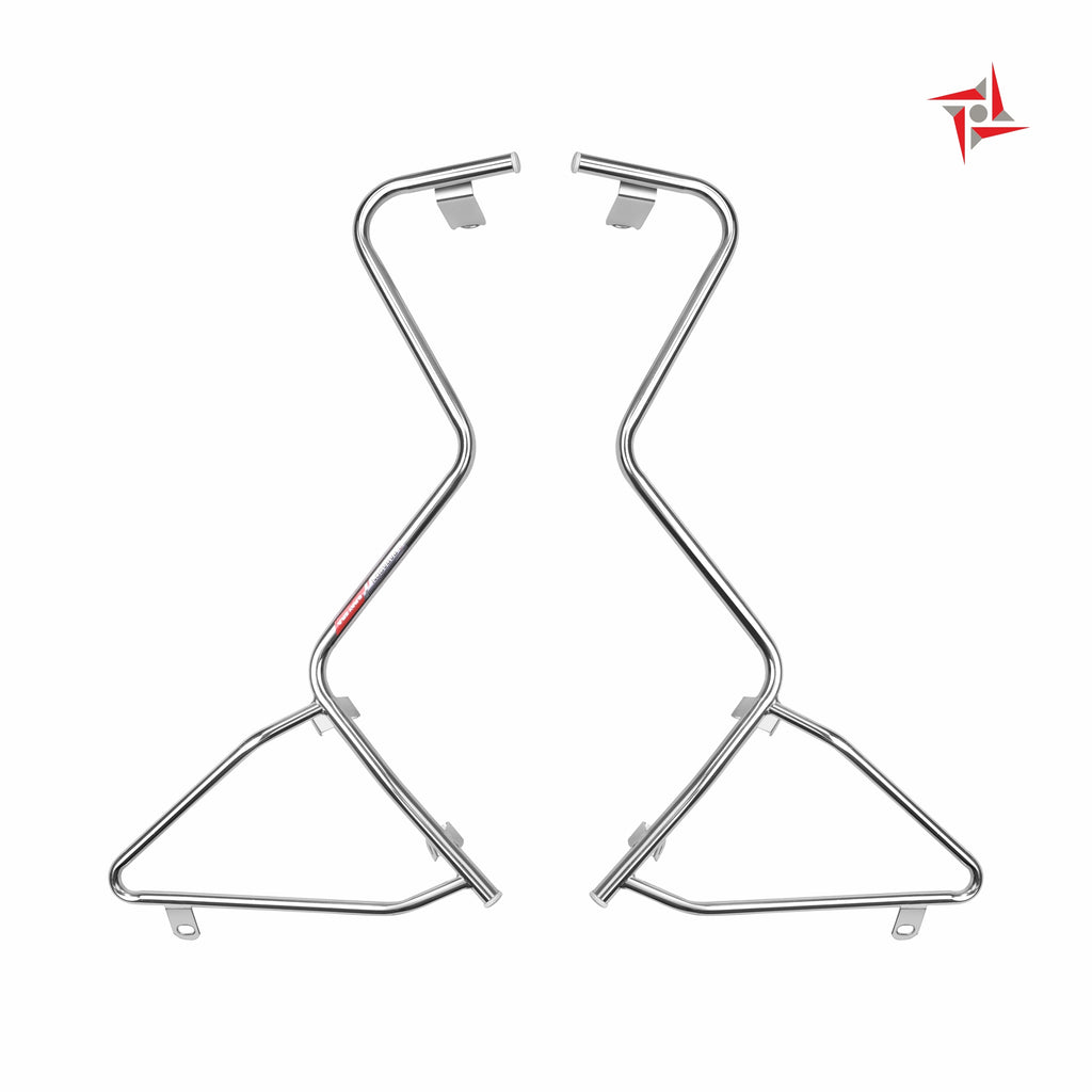 Ray-zr bs6 Front Guard With Fitting Clamp And Side Crash Guard Right And Left Kit