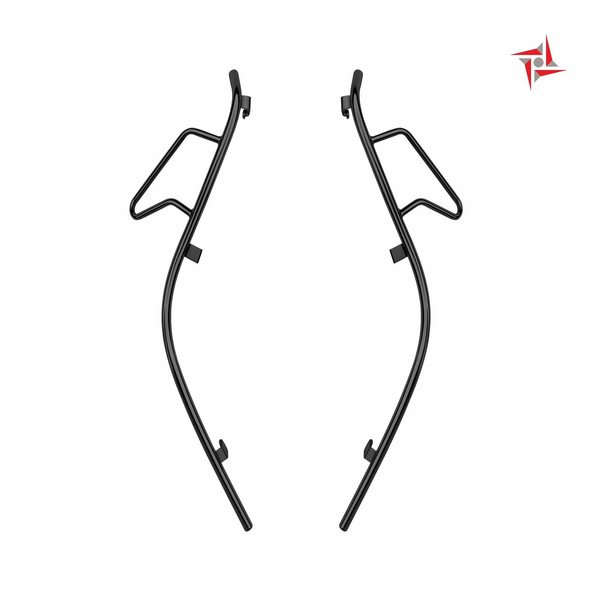 Chetak C2501 Black Side Crash Guard Right And Left Kit